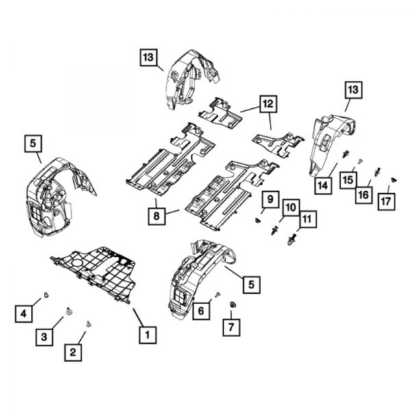 Mopar® - Splash Shield