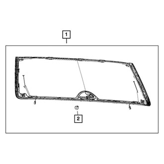 Jeep OE - Rear Liftgate Glass