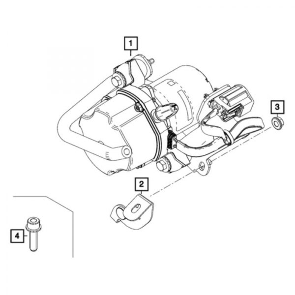 Mopar® - Engine Mount Vacuum Valve Bolt