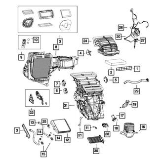 Mopar® - HVAC Heater Core Seal Kit