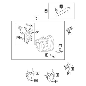 Mopar® - Driver Side Replacement Tail Light