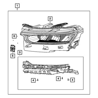 Jeep OE - Headlight Control Module Screw