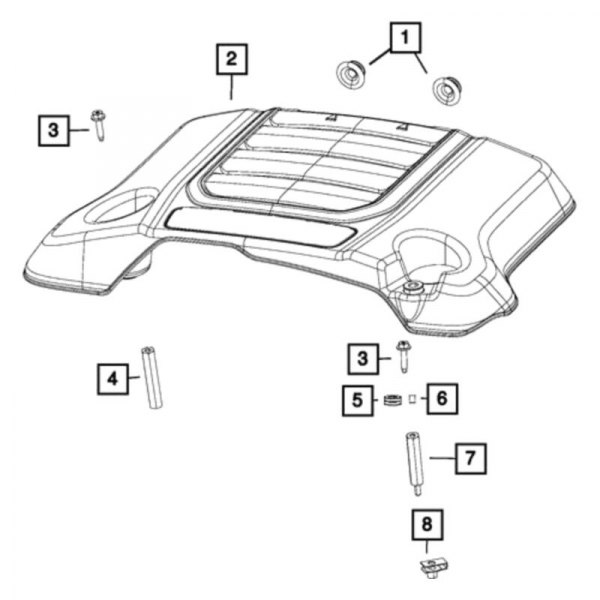 Mopar® - Engine Cover