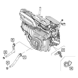 Mopar® - HVAC Heater Hose Assembly
