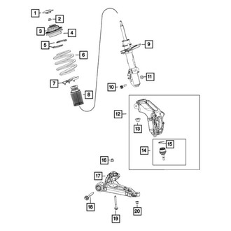 Jeep OE - Front Left Suspension Control Arm