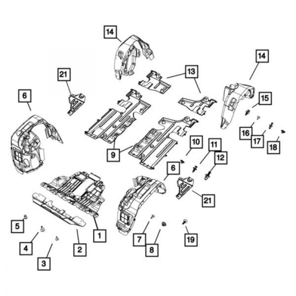 Mopar® - Splash Shield