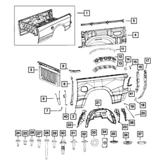 Ram OE - Rear Right Outer Wheel Housing Side Panel