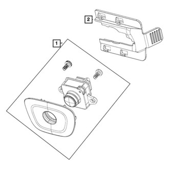 Dodge OE - Park Assist Camera Housing