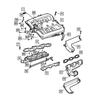 Chrysler OE - Steering Wheel Nut