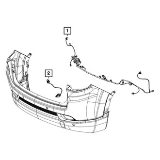 Jeep OE - Rear Parking Aid System Wiring Harness