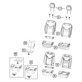 Mopar® - Black Seat Back Foam