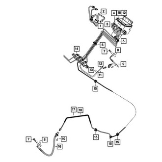 Ram OE - Front Right Brake Hydraulic Hose
