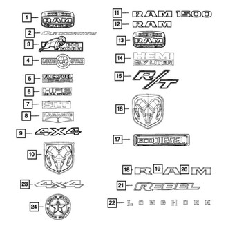 Mopar® - Door Emblem
