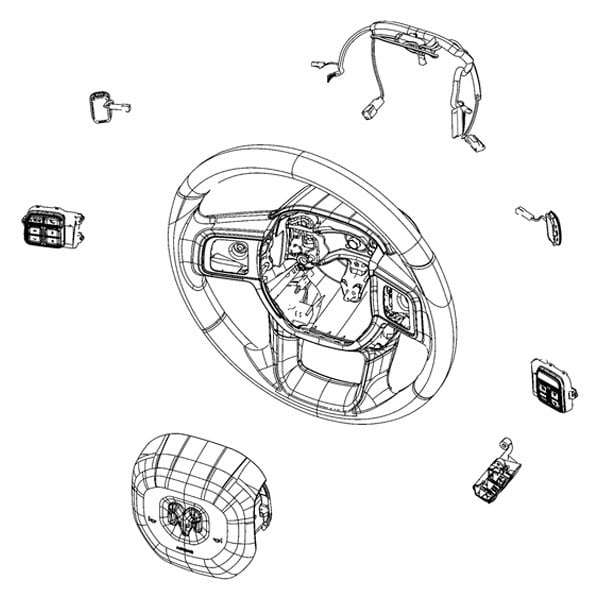 Mopar® 68449242AA - Steering Column Wiring Harness