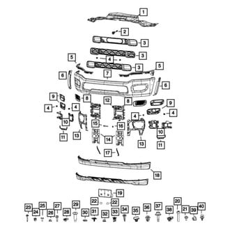 Mopar® - Parking Aid Sensor Bracket