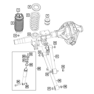 Ram OE - Rear Suspension Shock Absorber