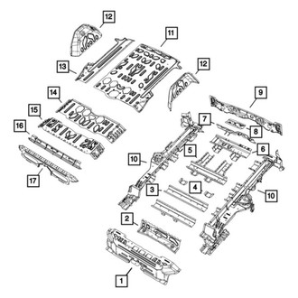 Ram OE - Rear Rear Body Reinforcement