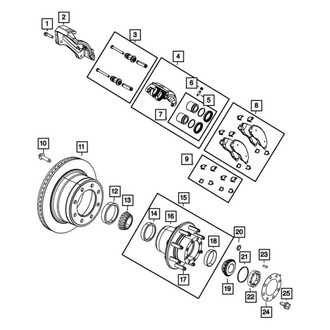 Mopar® - Hub Nut Retainer