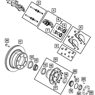 Mopar® - Rear Driver or Passenger Side Wheel Seal