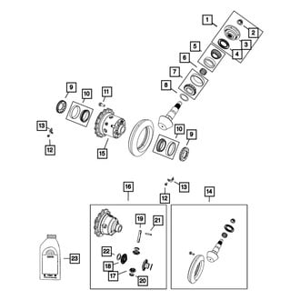 Mopar® - Differential Ring and Pinion