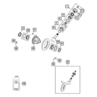 Mopar® - Differential Ring and Pinion