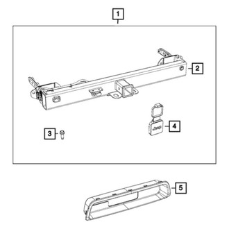 Mopar® - Rear Bumper Impact Bar