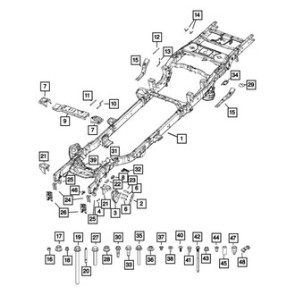Ram OE - Front Right Shock Mount Bracket