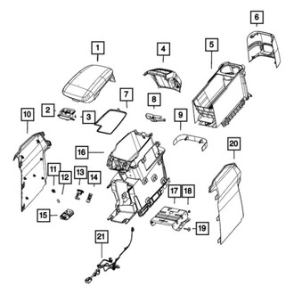 Chrysler OE - Console Bracket