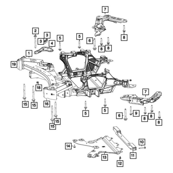 Engine Cradle Brace