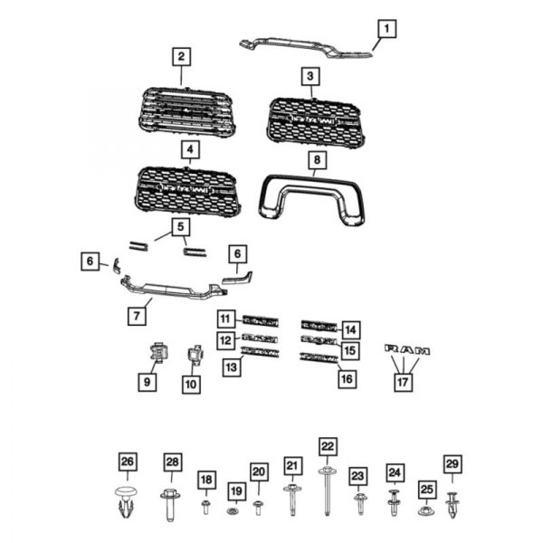 Mopar® - Grille Emblem