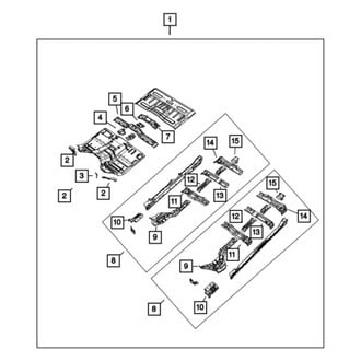 Mopar® - Seat Cross-Member