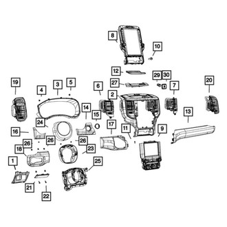 Mopar® - Bezel Clip