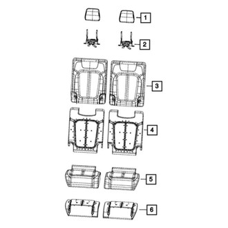 Jeep OE - Rear Headrest Guide
