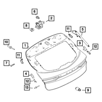 Jeep OE - Outer Liftgate Hinge Bolt