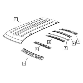 Ram OE - Front Roof Header Panel