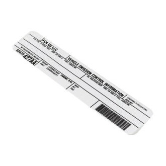 Mopar® - Vehicle Emission Control Information Label