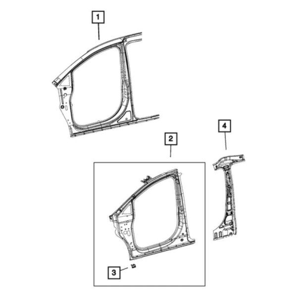 Mopar® - Body Side Aperture Outer Panel