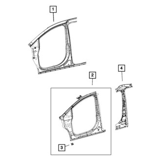 Chrysler OE - Left Outer Uniside