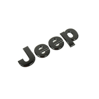 Mopar® - "Jeep" Nameplate Black Hood Emblem