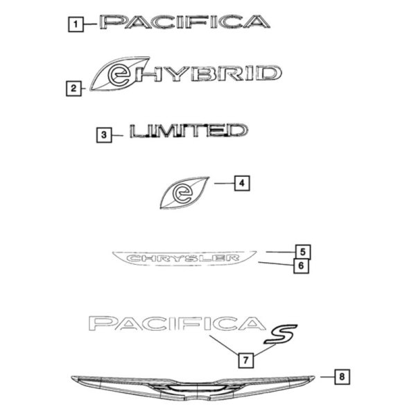 Mopar® - Chrysler Wing Emblem
