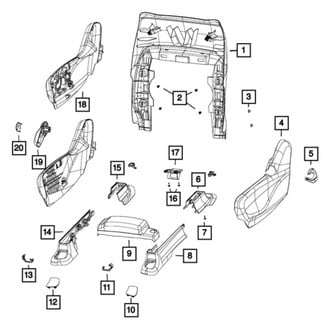 Mopar® - Seat Screw