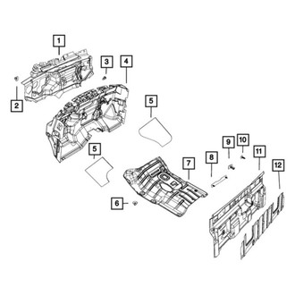 Ram OE - Front Inner Engine Compartment Insulation