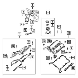Jeep OE - Right Engine Valve Cover Washer Seal
