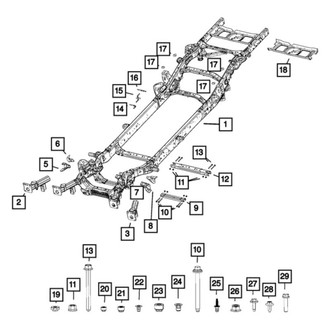 Ram OE - Front Frame Crossmember