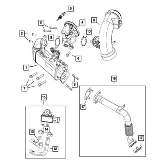 Jeep OE - Exhaust Gas Recirculation (EGR) Valve Gasket