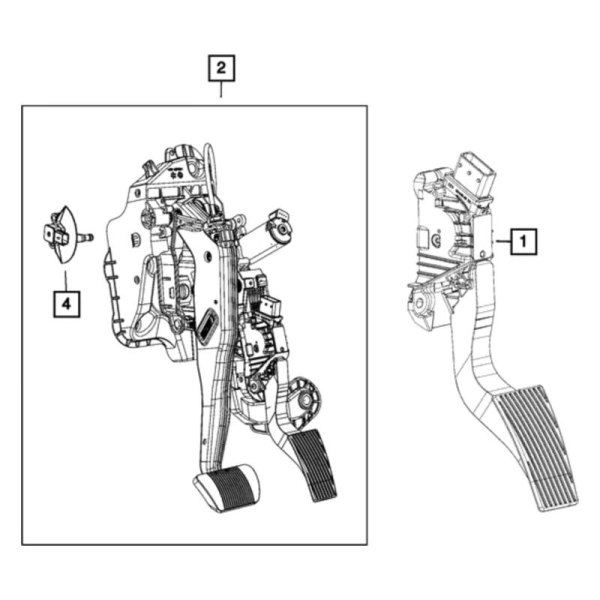 Mopar® - Brake Pedal Position Sensor