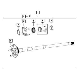 Mopar® - Axle Shaft O-Ring