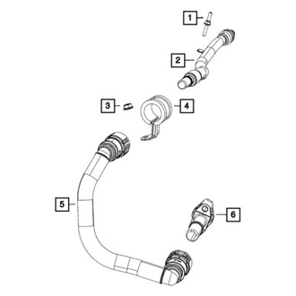 Mopar® - Water Pump Inlet Tube