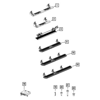 Mopar® - Side Step Applique