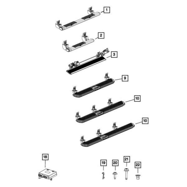 Mopar® - Running Board Step Pad